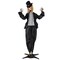 7.2 Ft Life-Size Halloween Animatronic Standing Groom with Sound Activated Creepy Eyes and Motion